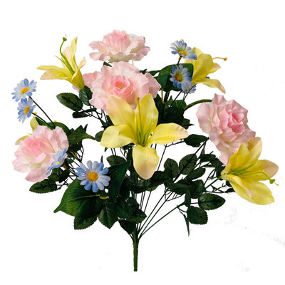 Arrangement floral assorti artificiel