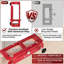 Door Hinge Jig & Door Lock Installation Kit, 6061 Aluminum Alloy Door Hinge Template Kit for Router, Adjustable Mortise Jig Fits 2.5" to 5" Hinges Length, 1/4" Radius, 5/8" Radius and Square Corners