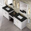 Bellshire 96" W Dual Vanity Set with 24" Make-Up Counter-1170179847-1170179866-1170179867