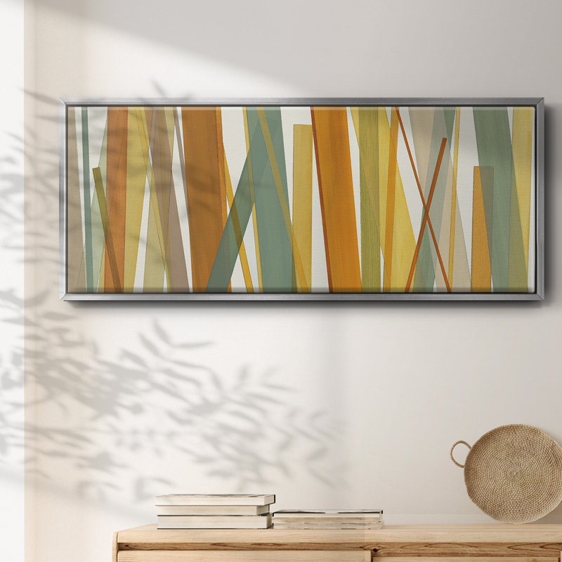 Summer Hayfield- Framed Canvas, 24" H x 60" W