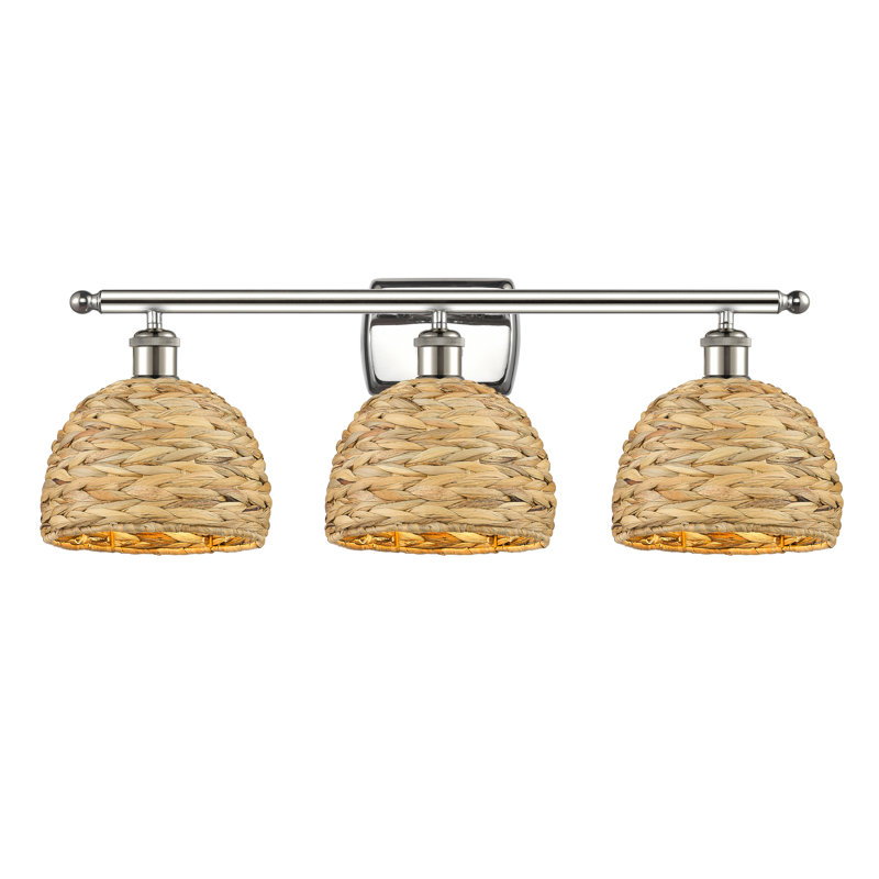 Bacarri 3 - Light Dimmable Vanity Light, Polished Nickel
