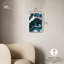 Art mural bleu sarcelle Tectonic III -598236961-598236990