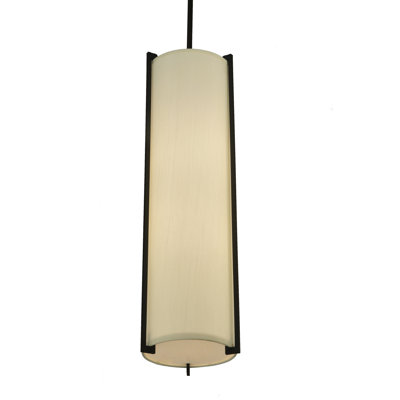 Luminaire suspendu cylindrique unique 2 lumières
