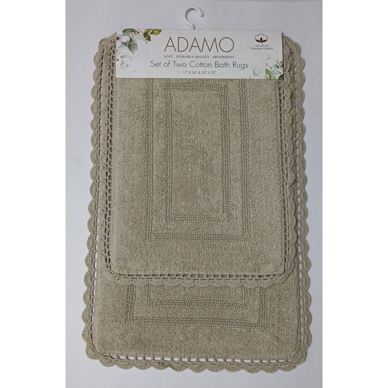 Non-Slip Bath Rug, Taupe