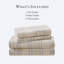 Ensemble de draps 4 pièces 100% coton, 4 pièces Andrews