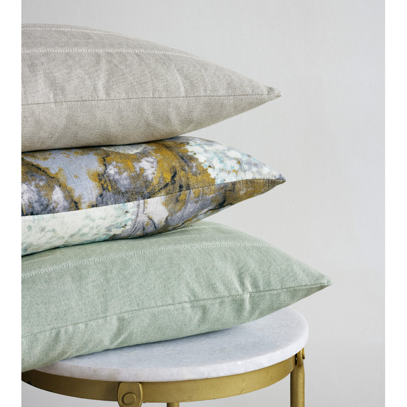 Evangeline Lumbar Pillow Cover & Insert, Teal