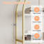 180cm H x 60cm W Metal Bookcase