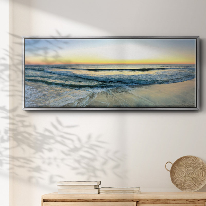 West End Sunrise - toile encadrée, H 20 po x l 50 po