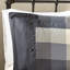 Ensemble d'édredon 7 pièces à chevrons gris