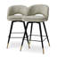 Cliff Upholstered Stool with Metal Frame-1029637395