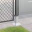 VidaXL Silver Hot-Dip Galvanised Steel Mounting Hardware