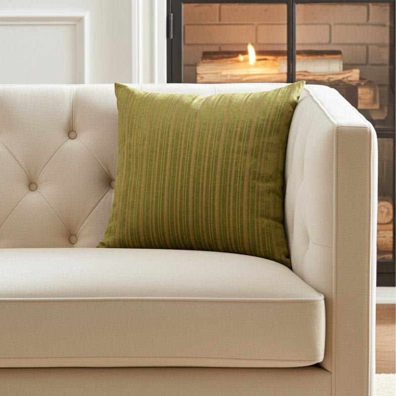 Pinceaux Applique Reversible Throw Pillow, 20" H x 36" W
