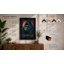 Gorilla Rising Retro - Framed Print-1826562817-1826562823
