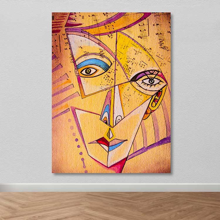 Peinture décorative sur toile