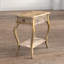 Table de bout en bois rustique de 23 po de largeur avec 1 tiroir et 1 tablette Francoise