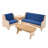 Kids Solid Wood Rectangular Interactive Table-88893590