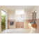 Stellar 45.75 in. x 78 in. Fully Frameless 3 Panel Inline Hinge Shower Door