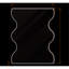 Miroir mural rectangulaire noir 2 x 30 pouces à 2 côtés brillants - Meuble-lavabo à cadre en métal pour salon, chambre à coucher, salle de bain avec salle de bain, pièce