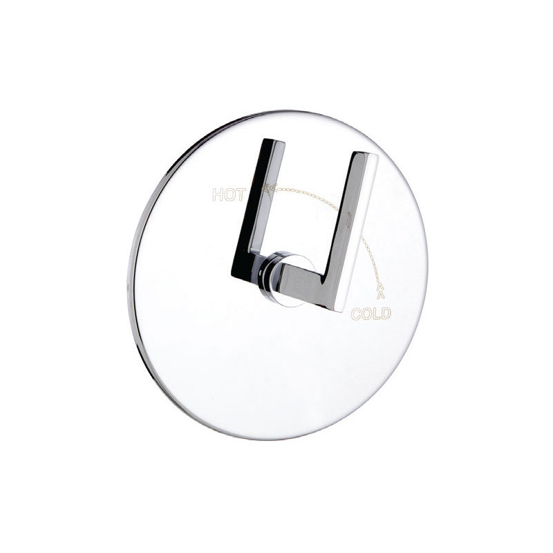 Douche à pression équilibrée complète avec soupape Crisp, Chrome poli