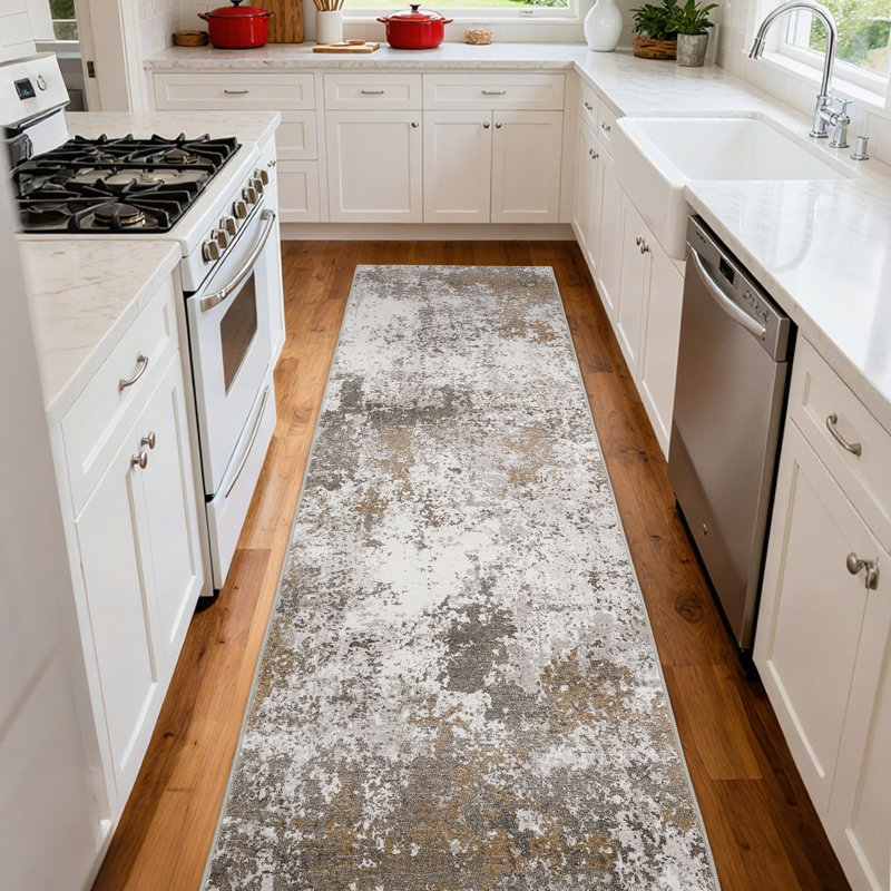 Modern Abstract Machine Washable Area Rugs for Living Room, Non Slip Rug for Bedroom Nursery, Soft Stain Resistant Carpet