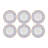 Edera dia.11" h:2.25" 16 oz. Round Blue Vitrified Deep Plate (Set of 6)