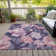 Machine Washable Indoor/Outdoor Claudian ACN1564 Pink Rug