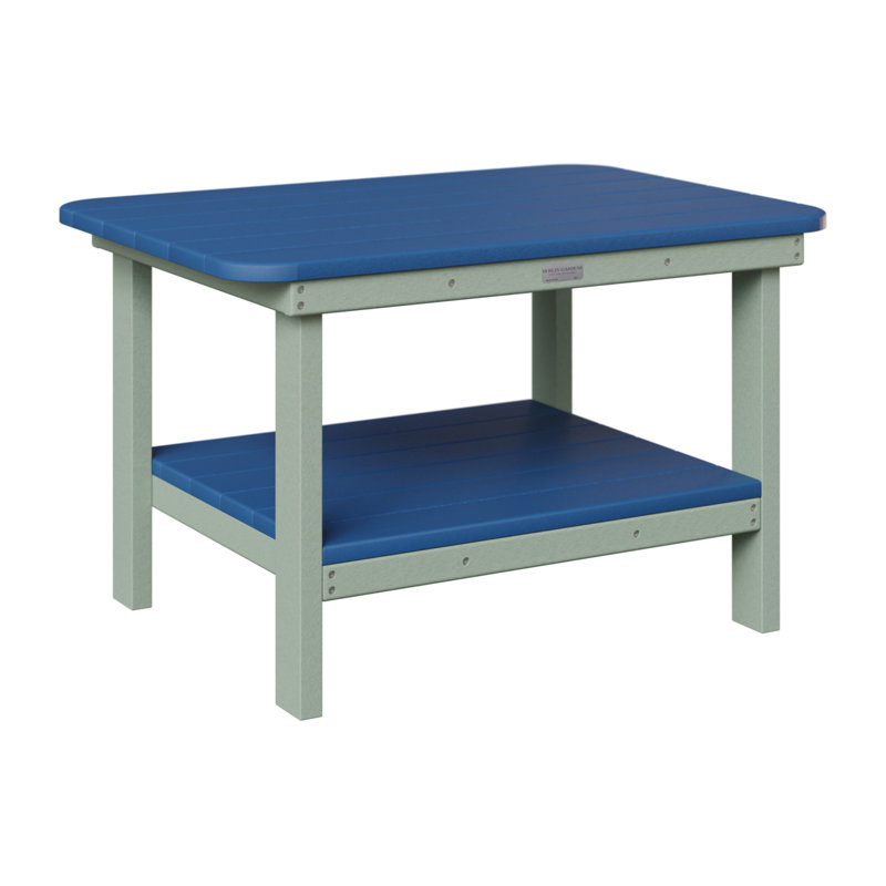 Table basse Berlin Gardens, Écume de mer, écume de mer, Bleu pacifique