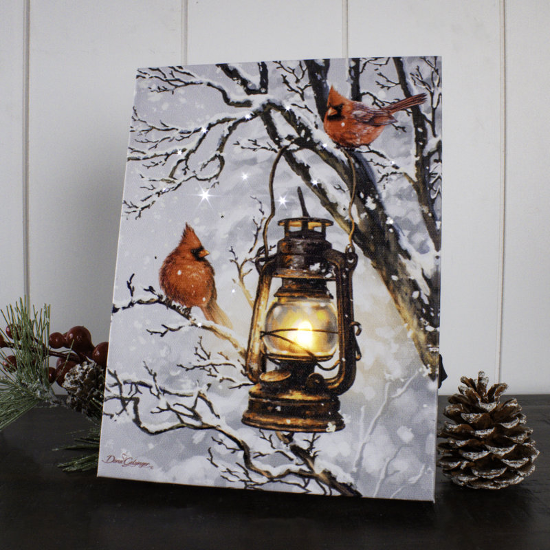 Toile Cozy Cardinals