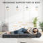 1 Seater Chenille Sofa Bed
