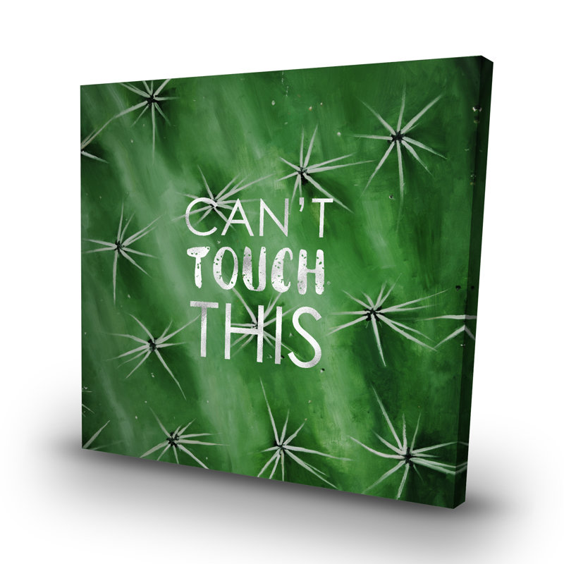Can't touch this - 32"x32" art on canvas