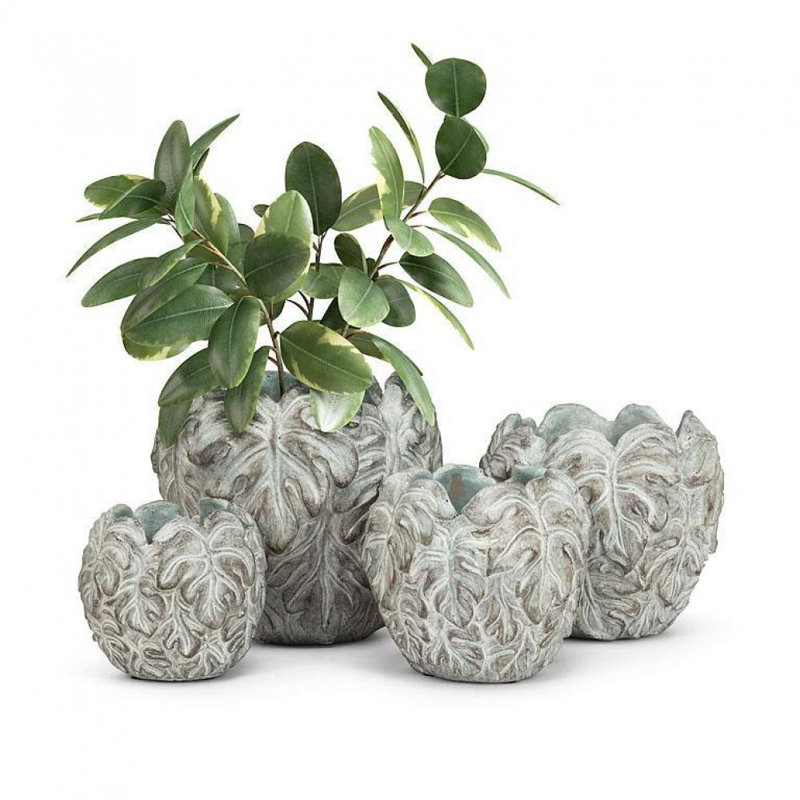 Cache pot de Muthaïh, H 4,5 po x l 4,5 po x P 4,5 po