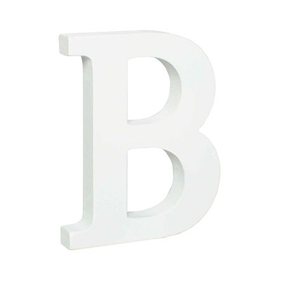 Text & Numbers Letter Block