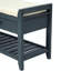 Banc de rangement polyvalent pour chaussures avec siège rembourré et tiroirs-65776140