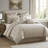 Gray Microfiber Comforter Set-78120519