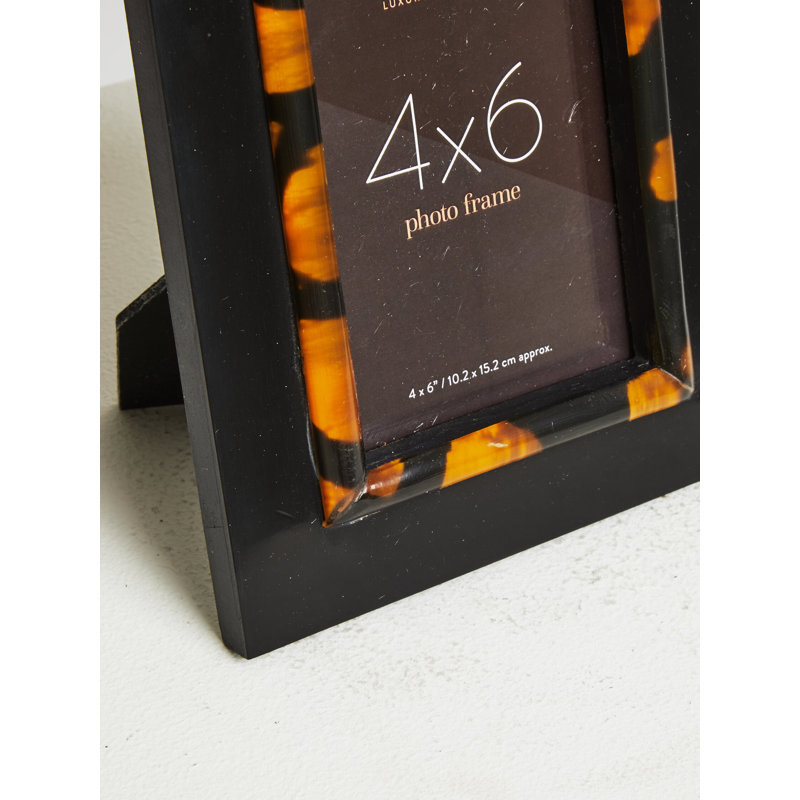 Black Picture Frame, 4" x 6"