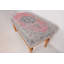 Banc à motif floral, banc Oushak, banc repose-pieds, banc rembourré, banc tapis turc, banc Kilim, banc de décoration intérieure, banc fabriqué à la main-404687242-421994409