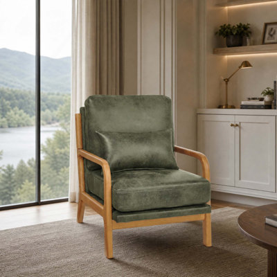 Fauteuil d'appoint rembourré Classic Aesthetic