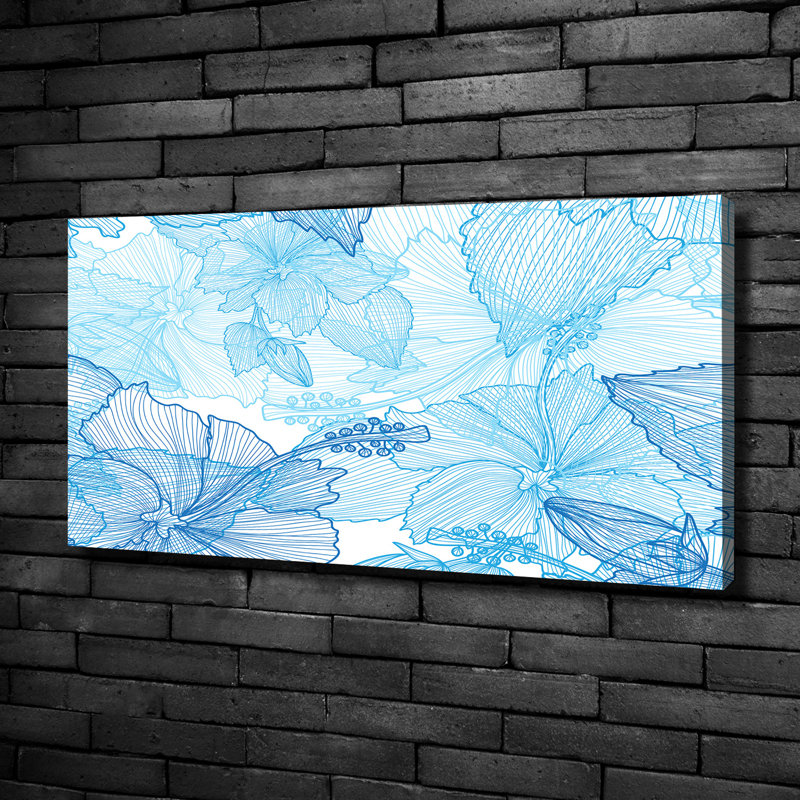 Hawaiian Flowers - Wrapped Canvas Print