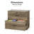2 Wide Drawer File Cabinet Flat Panel Design Single Lock-896451143