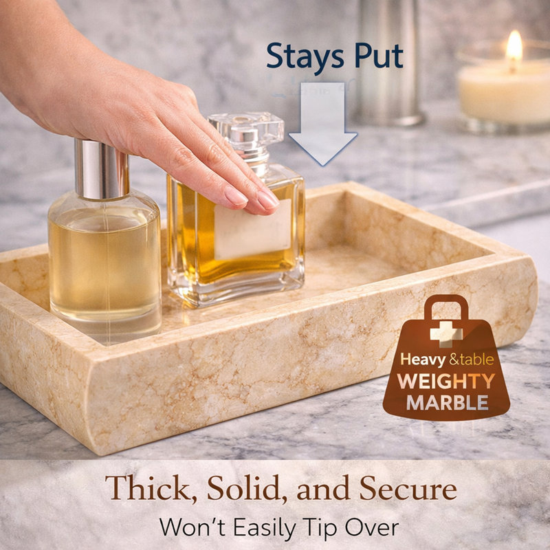 Jolley Marble Bathroom Tray
