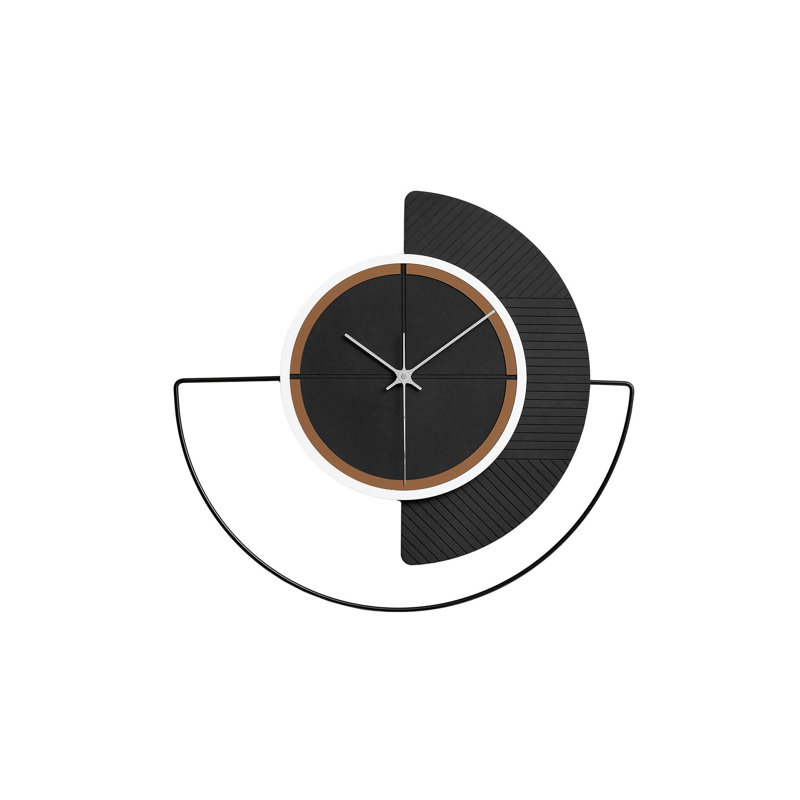 The Passenger design wall clock., Black