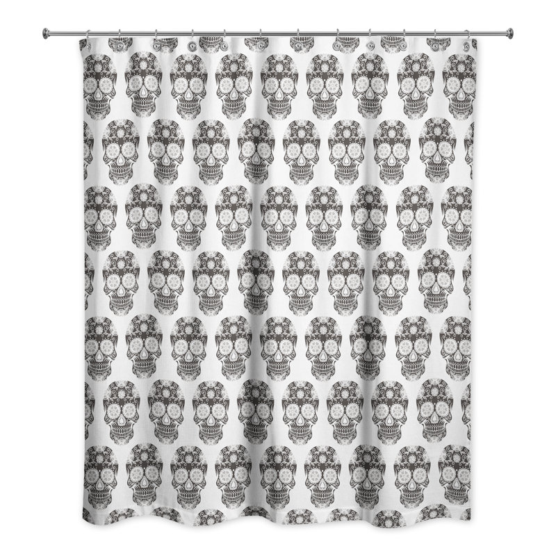 Rideau de douche simple à motif abstrait filicia