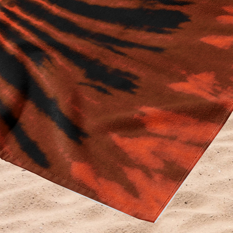 NCAA Psychedelic Beach Towel, Soft Vibrant College Pool Towel, 30 x 60 Inches, Oklahoma State Cowboys