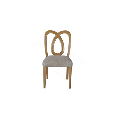 Chaise à dossier sculpté (ensemble de 2)