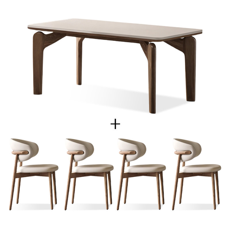 Ensemble de table de salle à manger Cheshire, H 29,53 po x L 55,12 po x l 31,5 po