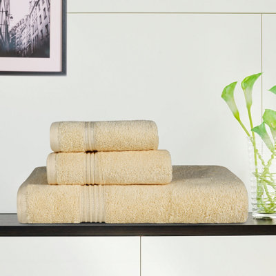  Ensemble de serviettes standard en coton 3 pièces Blaylock