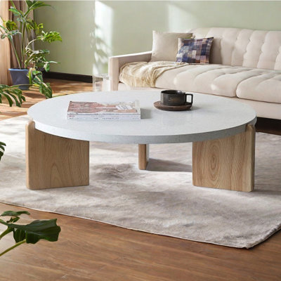 Table basse à grain transparent et longue durée de vie