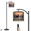 Lampe sur pied à arc avec abat-jour réglable orignal debout Snowy Forest Sunset