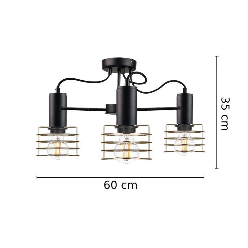 Oceola 3 - Light Unique/Statement Chandelier