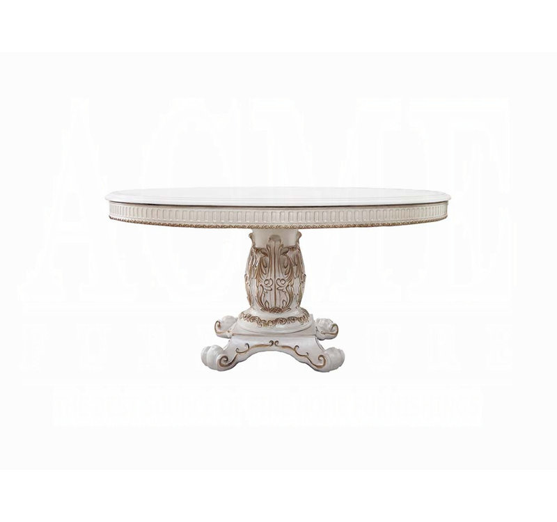 Table de salle à manger Vendome, Blanc